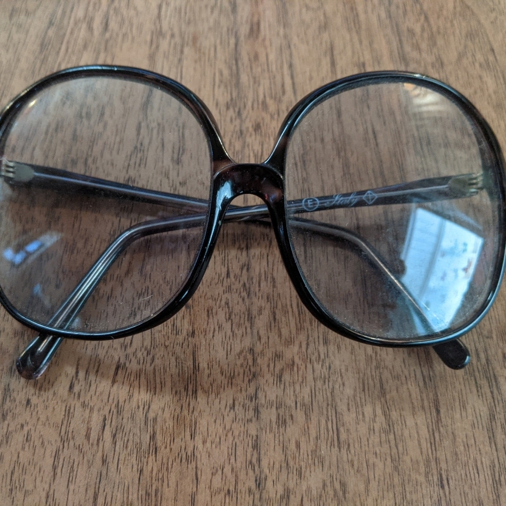 Vintage Oversized Tortoise Black Sunglasses